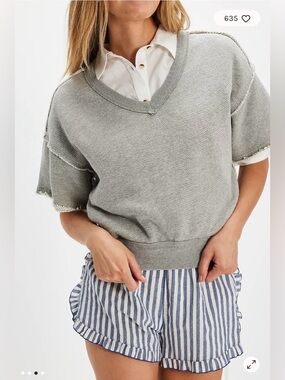 Free People We The Free So Easy Sweatshirt. NWT.